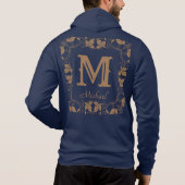 Name der Vintagen Personalisierten blutblutblutdru Hoodie (Rückseite)