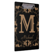 Name der Vintagen Personalisierten blutblutblutdru Klemmbrett (Rechts)