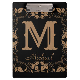 Name der Vintagen Personalisierten blutblutblutdru Klemmbrett