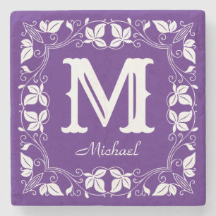 Name der Vintagen Personalisierten blutblutblutdru Steinuntersetzer