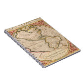 Name der Vintagen Weltkarte Notizblock (Rechte Seite)