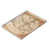 Name der Vintagen Weltkarte Notizblock (Linke Seite)