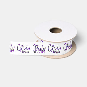 Name der violetten Blumenmädchen, Satinband
