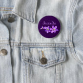 Name der violetten Hepatica-Blüten Button (Beispiel)