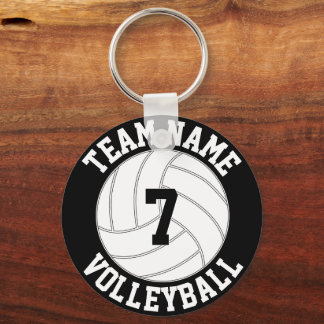 Name der Volleyballmannschaft, Farbe und Spielernu Schlüsselanhänger