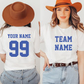 Name der Vorderseite der Fußball-Baseball-Fußball- T-Shirt