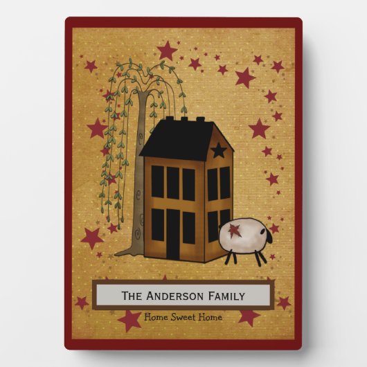 Name der Vorschaf- und Saltbox Fotoplatte (Vorderseite)