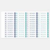 Name der wasserdichten Farbe Etiketten (Blatt)