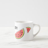Name der Wassermelone Espressotasse (Rechts)