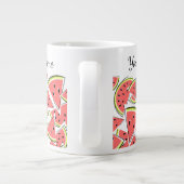 Name der Wassermelone Jumbo-Tasse (Rückseite)