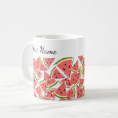 Name der Wassermelone Kaffeetasse (Vorderseite Links)