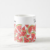 Name der Wassermelone Kaffeetasse (Mittel)