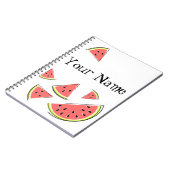 Name der Wassermelone Notizblock (Linke Seite)