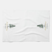 Name der Weihnachtsbaum-Familie Geschirrtuch (Horizontal)