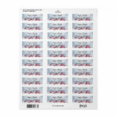 Name der Weihnachtsfamilie | Feierliche Rote Rücks (Vorne)