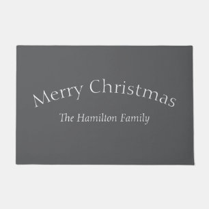 Name der Weihnachtsfamilie Fußmatte