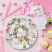 Name der Weihnachtsfamilie Pappteller (Party)