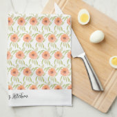 Name der Wildblume der Blumenbläserblüte Geschirrtuch (Viertel Falte)