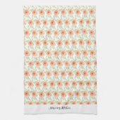 Name der Wildblume der Blumenbläserblüte Geschirrtuch (Vertikal)