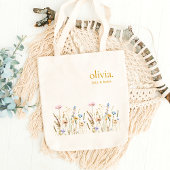 Name der Wildblume Tragetasche