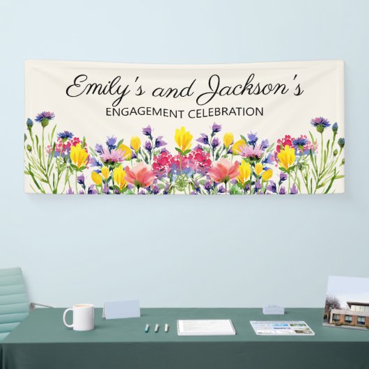 Name der Wildblumen der Begegnungspartei Banner (Messe)