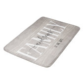 Name der Woodbenutzerfamilie Badematte (Schrägansicht)