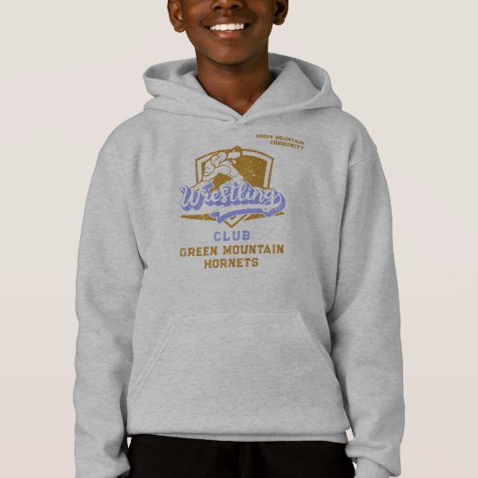 Name der Wrestling Team Club School Hoodie (Vorderseite)