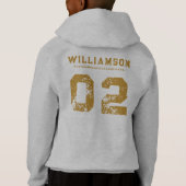 Name der Wrestling Team Club School Hoodie (Rückseite)