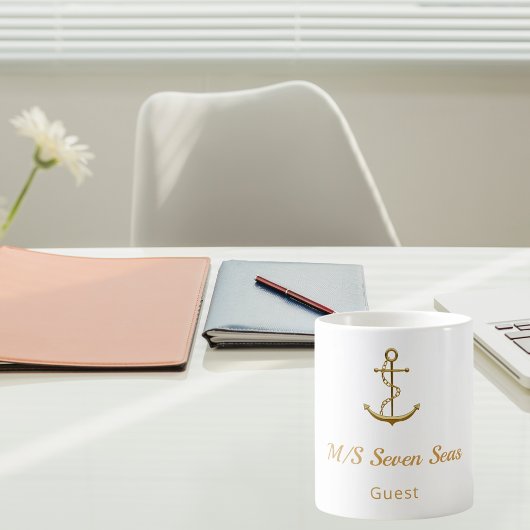 Name der Yacht Kaffeetasse