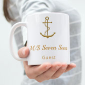 Name der Yacht Kaffeetasse