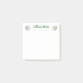 Name der zarten Wasserlilie Post-it Klebezettel (Vorderseite)