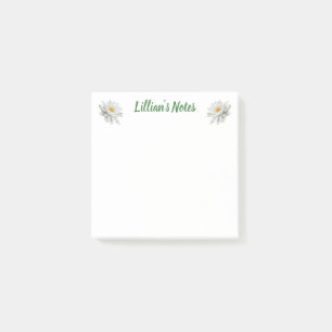Name der zarten Wasserlilie Post-it Klebezettel