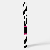 Name der Zebra Monogramm Case-Mate iPhone Hülle (Rückseite / Links)