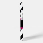 Name der Zebra Print Monogram Case-Mate iPhone Hülle (Rückseite / Links)