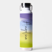 Name der Zitronenlavene Trinkflasche (Vorne)