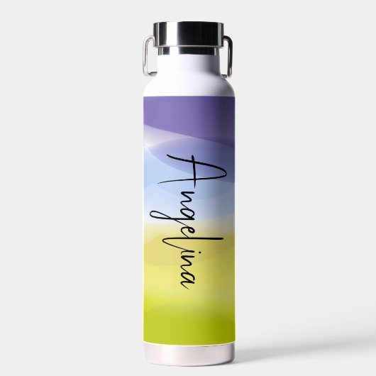 Name der Zitronenlavene Trinkflasche (Vorne)