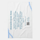 Name der Zutaten Name Firmenname Website QR-Code h Geschirrtuch (Vertikal)