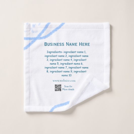 Name der Zutaten Name Firmenname Website QR-Code h Waschlappen (Waschlappen)
