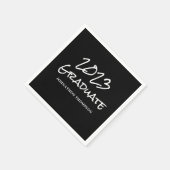 Name des Abschlusses 2023 Serviette (Ecke)