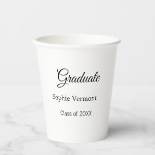 Name des Absolventen Abschlussjahrgang 20XX Gratul Pappbecher