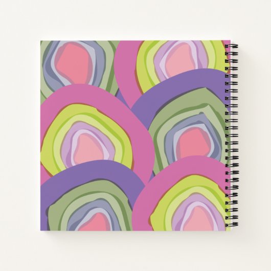 Name des Abstrakten Dankbarkeitsblatts Notizblock (Rückseite)