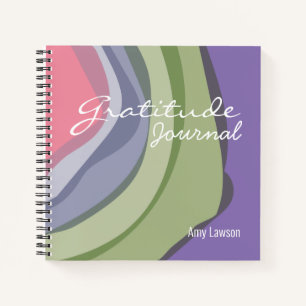 Name des Abstrakten Dankbarkeitsblatts Notizblock