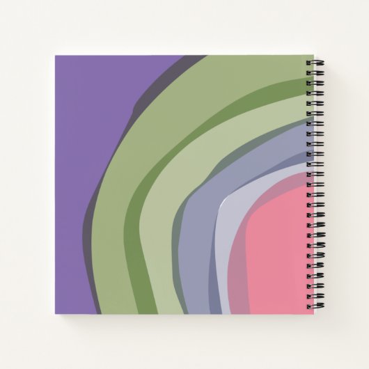 Name des Abstrakten Dankbarkeitsblatts Notizblock (Rückseite)