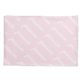 Name des Add-ons Rosa Kursiv Kissenbezug (Rückseite)