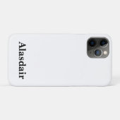 Name des Alasdair-Mens, Case-Mate iPhone Hülle (Rückseite (Horizontal))