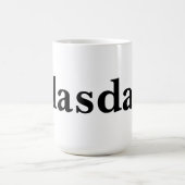 Name des Alasdair-Mens, Kaffeetasse (Mittel)