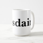 Name des Alasdair-Mens, Kaffeetasse (VorderseiteRechts)