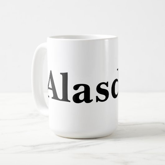 Name des Alasdair-Mens, Kaffeetasse (Vorderseite Links)