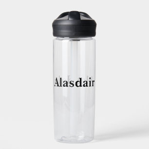 Name des Alasdair-Mens, Trinkflasche
