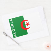 Name des algerischen Landes Rechteckiger Aufkleber (Umschlag)